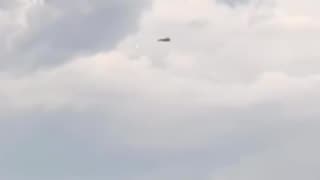 Ukrainian Su27 Firing Off HARM Missiles