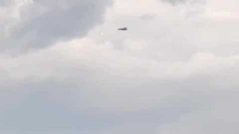Ukrainian Su27 Firing Off HARM Missiles