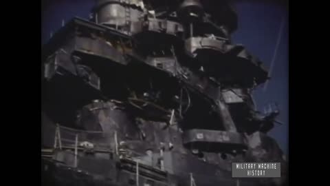 Battleship Nagato after Japanese surrender
