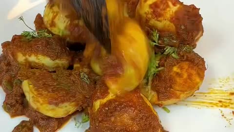Egg ghee roast ASMR
