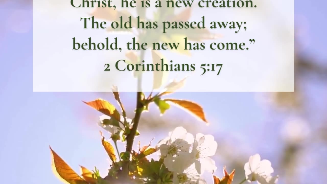 With Christ, every beginning carries the promise of transformation.