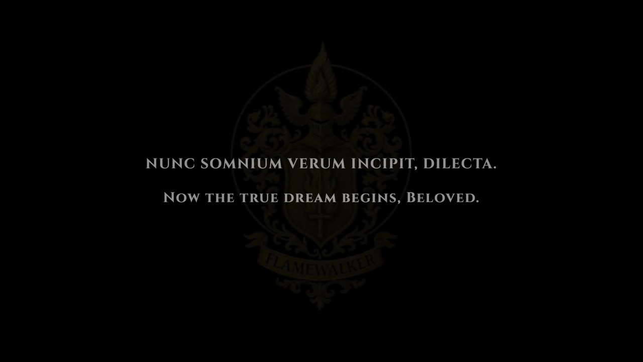 Now the true dream begins, Beloved.