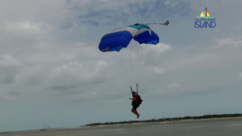 Disappearing Island skydive Party