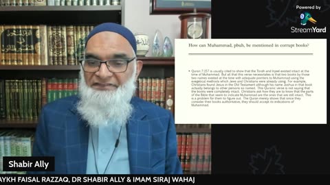 FORUM FOR SOCIAL STUDIES CONFERENCE 2025 - SHAYKH FAISAL RAZZAQ, DR SHABIR ALLY & IMAM SIRAJ WAHAJ