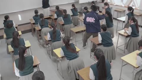 random asian students