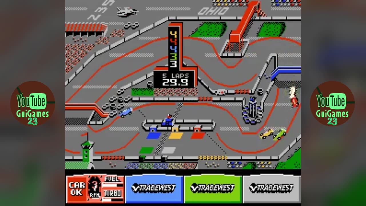 NES Longplay - Danny Sullivan's Indy Heat