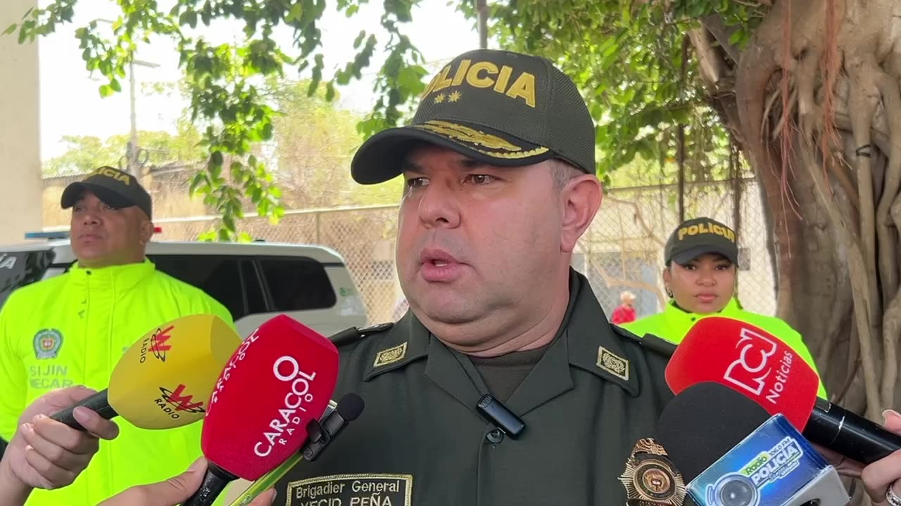 Policía de Cartagena sobre capturados por hurto