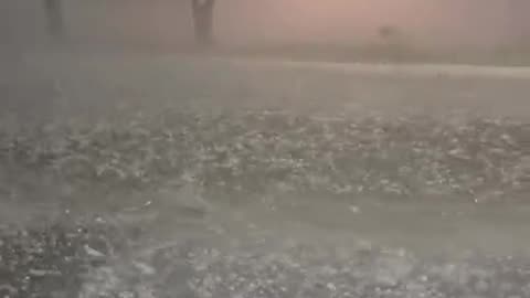 Hailstorm Pummels Barbosa Ferraz