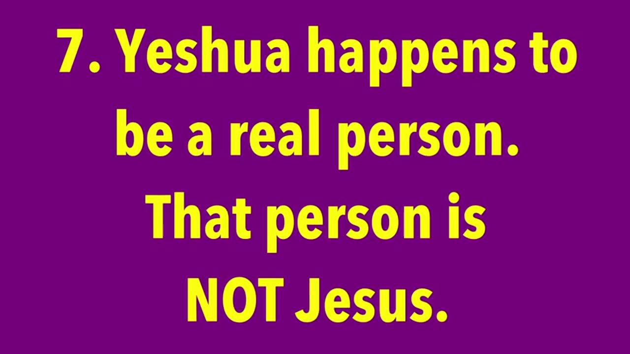 Jesus Christ!- Not Yeshua or Yahushua (Anti-Christ Names)