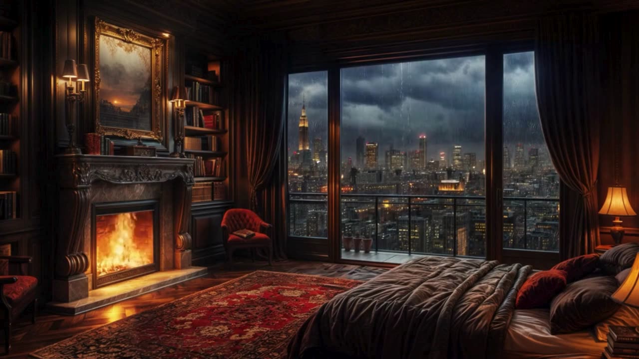 Lie in bed, close your eyes and focus on the sound of rain. you will fall asleepš¤