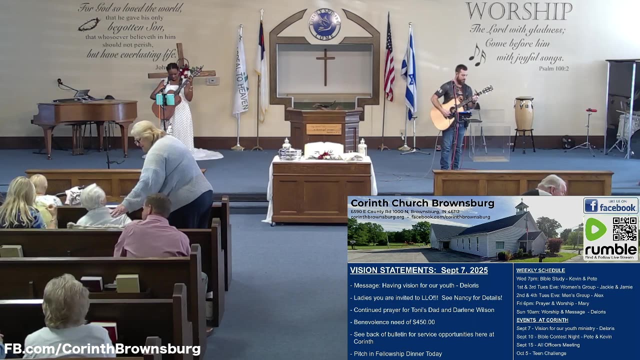 Corinth 9-7-2025: Vision For Our Youth