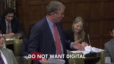 British politician Rupert Lowe speaks about Digital in parliament