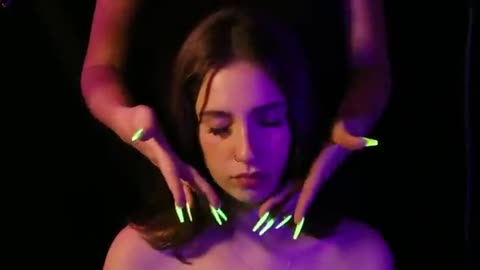 ASMR Hair Parting & Ear Tracing 🔮(Intense Tingles)🔮