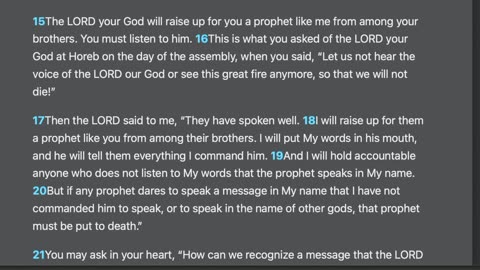 Deuteronomy 18