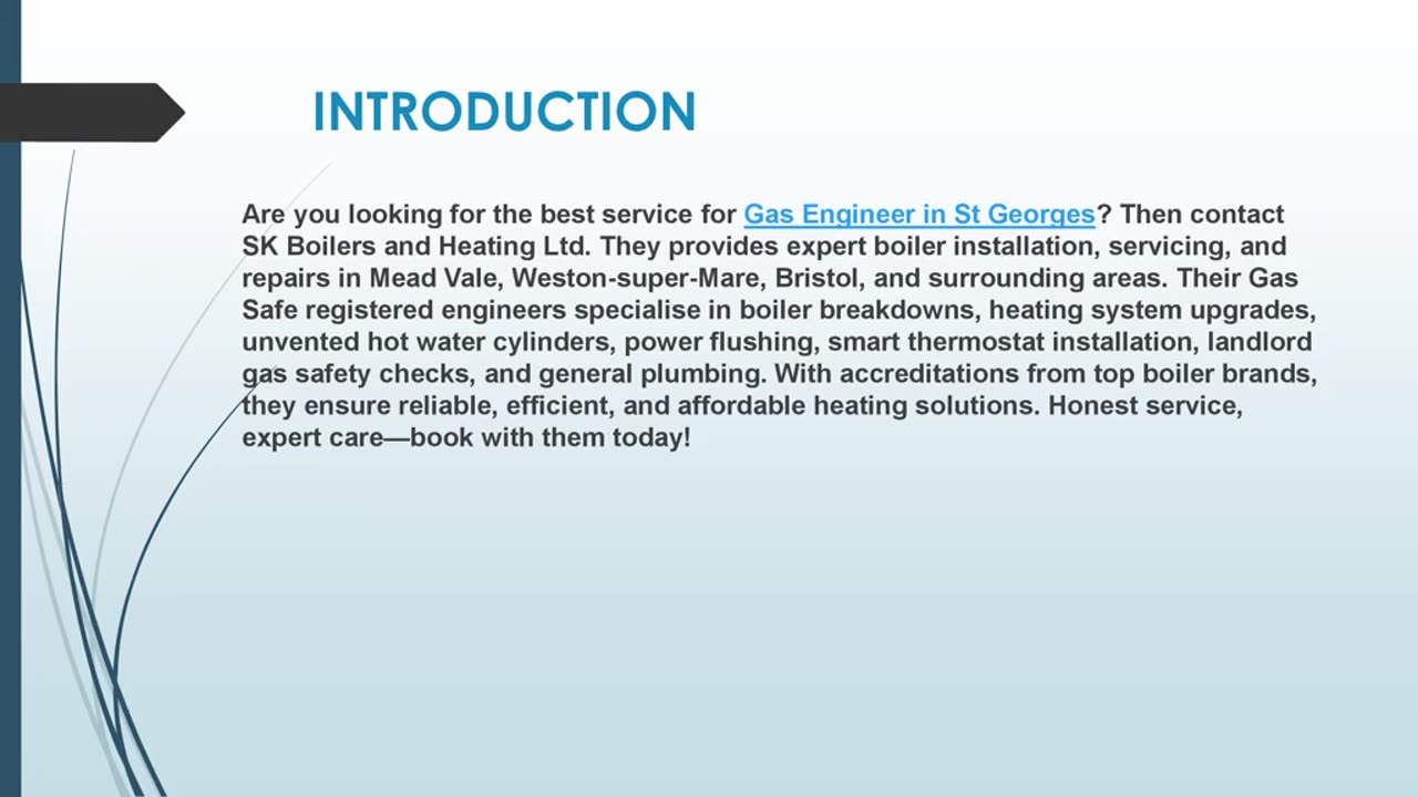Looking for the best Gas Engineer in St Georges
