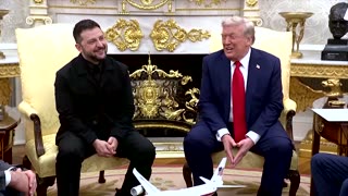 Reporter compliments Zelenskiy's suit during meeting with Trump