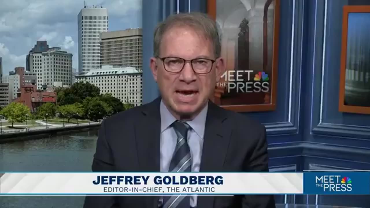 NBC: "Are you concerned that this administration will come after you?" GOLDBERG: "No"