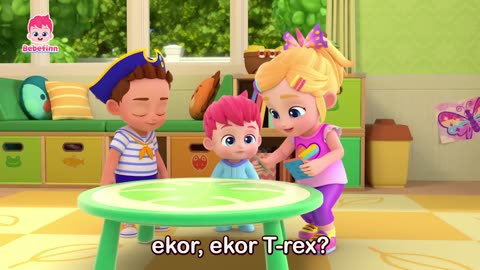 Do You See the Tail? Bebefinn Episode 24 | Fun Finger Family Dinosaur Song!