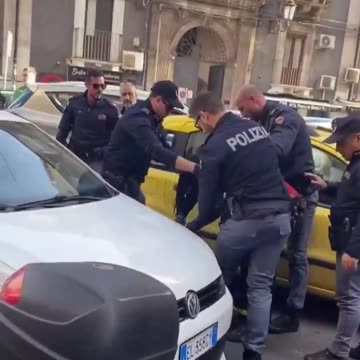 Italian police explain to fake asylum seeker that he cannot harass women in Italy.