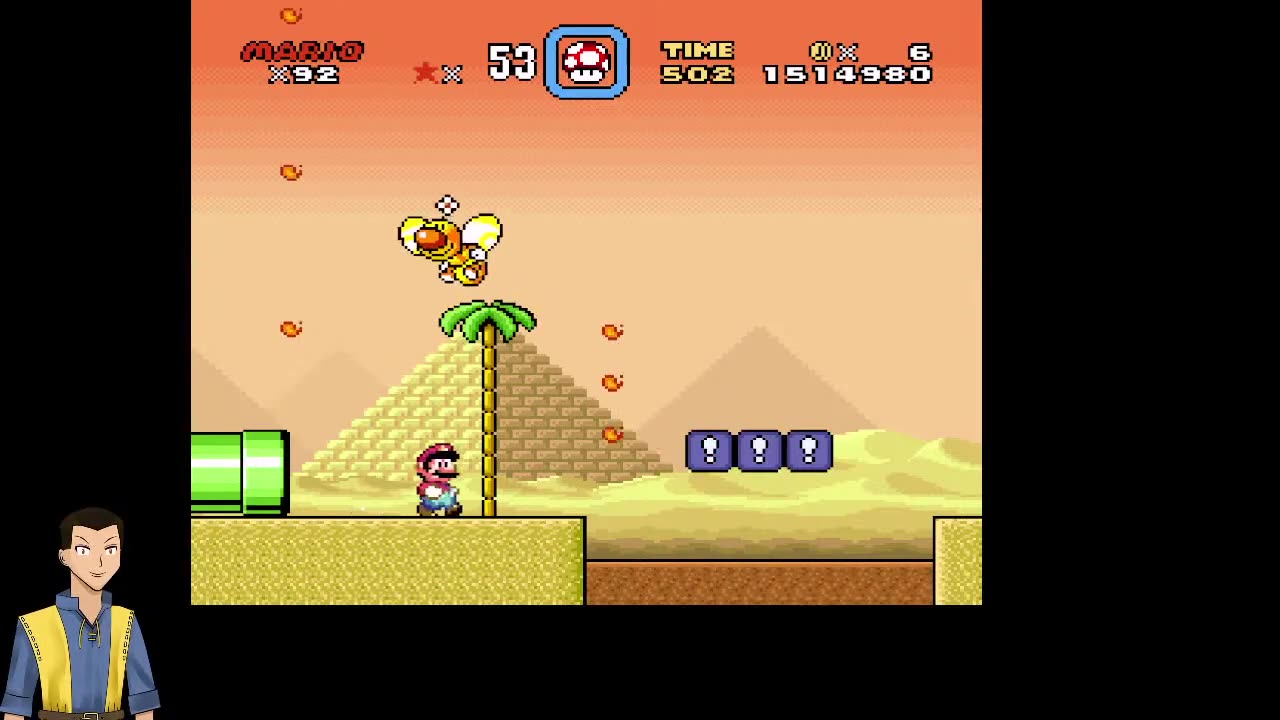 Super Mario World MegaMan Anniv. hack day 14