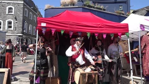 Plymouth Pirate Weekend 2025 Devon England 17th May 2025 Button Down the Hatches Shanties