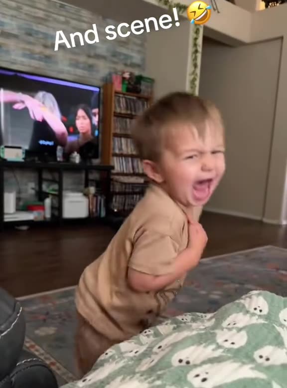 Unexpected reaction of children