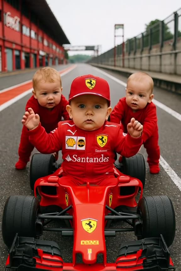 Kimi Räikkönen being himself baby power