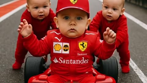 Kimi Räikkönen being himself baby power