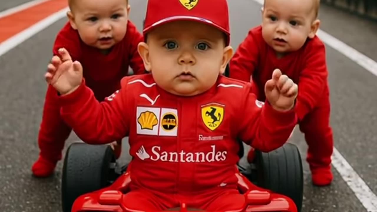 Kimi Räikkönen being himself baby power