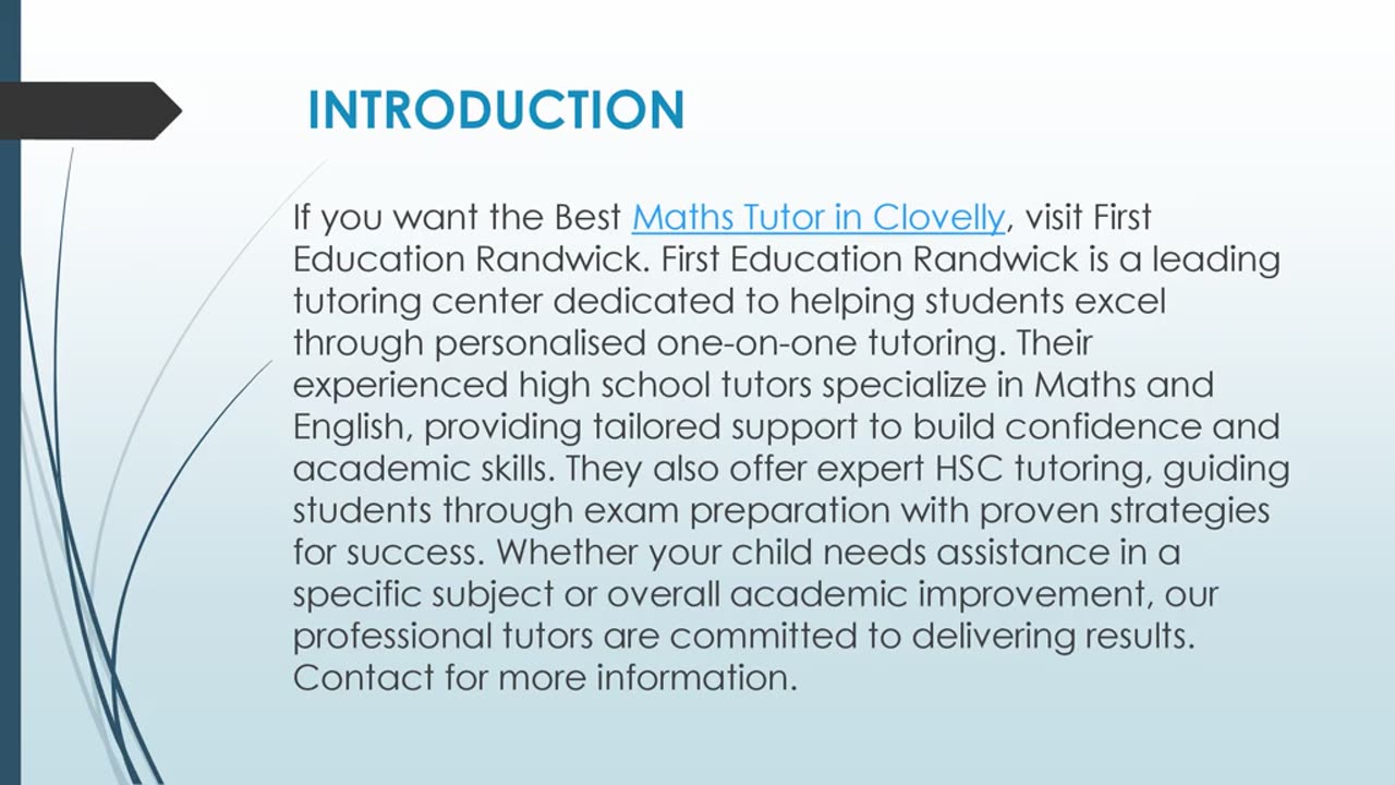 Best Maths Tutor in Clovelly