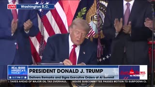 PRESIDENT TRUMP JUST SIGNED A EXECUTIVE ORDER ON IDEOLOGICALLY NEUTRAL AI