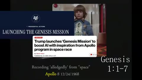 MANY FISH: Mysterious Cloud Over Bretton Woods. Genesis AI Quantum Mission. Apollo. The Shining