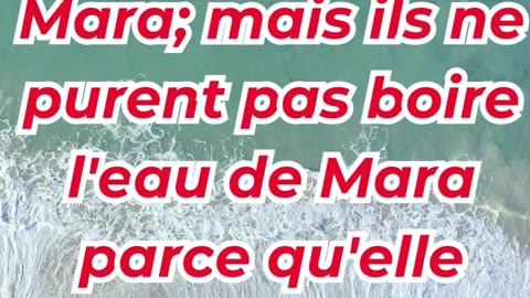 « Les eaux amères de Mara et le secours de Dieu » Exode 15:23–25.#shortvideo #shorts #ytshorts #yt
