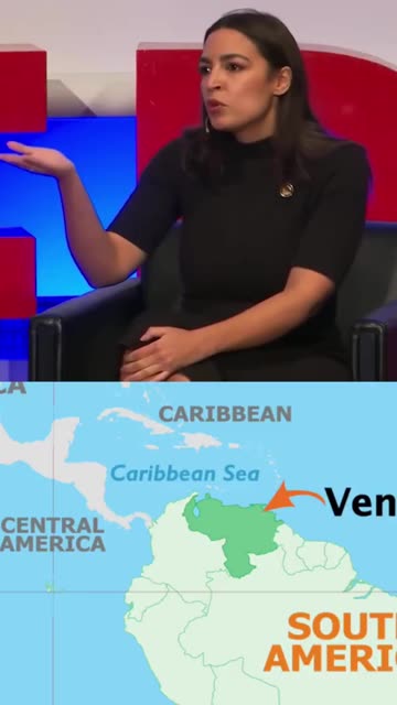 AOC thinks Venezuela is below the equator.