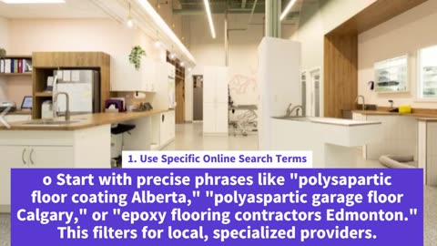 How to Find a Polysapartic Floor Coating in Alberta