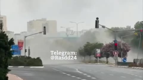 🚀🏙️ Israel Iran War | Iranian Missile Falls in Tel Aviv | RCF
