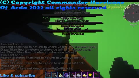 Minecraft Mob Battle Witherzilla vs the grim reaper titan