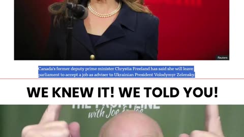 Chrystia Freeland Exits Canada for Zelensky Role 🚨