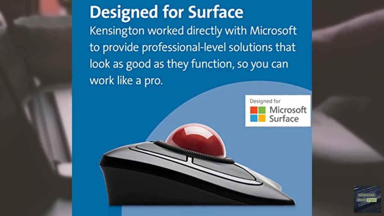 Kensington Expert Wireless Trackball Mouse (K72359WW) Black, 3.5" x 6.1" x 8"