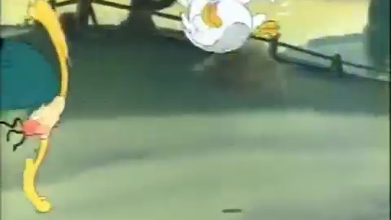 George and Junior: Henpecked Hoboes (1946) Butt Kick Scene