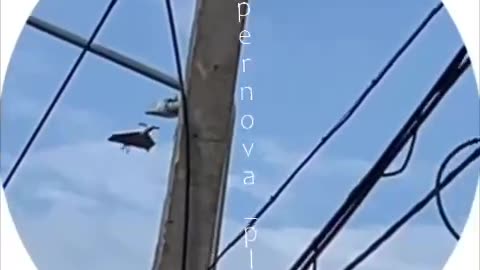 💥 Kuteynikovo, Rostov region, moment of strike on substation.