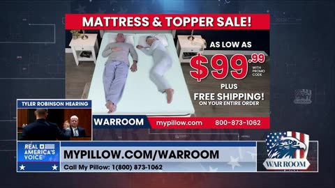 Go To Mypillow.com/warroom And Check Out The Mattress & Topper Sale!
