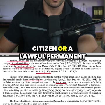 Judge REJECTS Fraudster Plea for Immigration Waiver