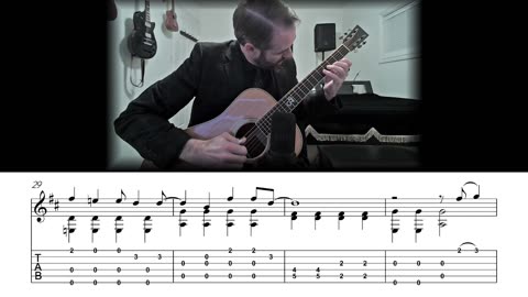 We'll Meet Again - Fingerstyle Jazz Guitar Lesson (Sheet Music + TAB)