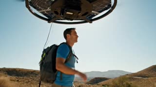 Guy Invented own #Solar Powered #Flying Shade #Quadcopter #AeroArduino
