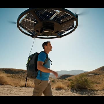 Guy Invented own #Solar Powered #Flying Shade #Quadcopter #AeroArduino
