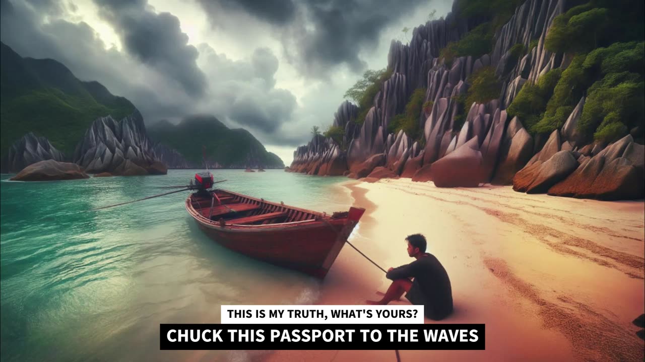 Chuck this passport to the waves