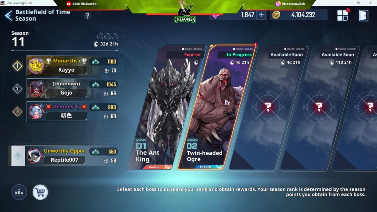 Playing some Solo Leveling