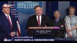 3/20/20. Pompeo said “We’re in a live exercise here.” Pres Trump “You should have let us know.”