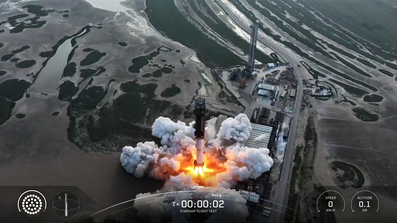 Watch Starship's tenth flight test Liftoff of Starship!